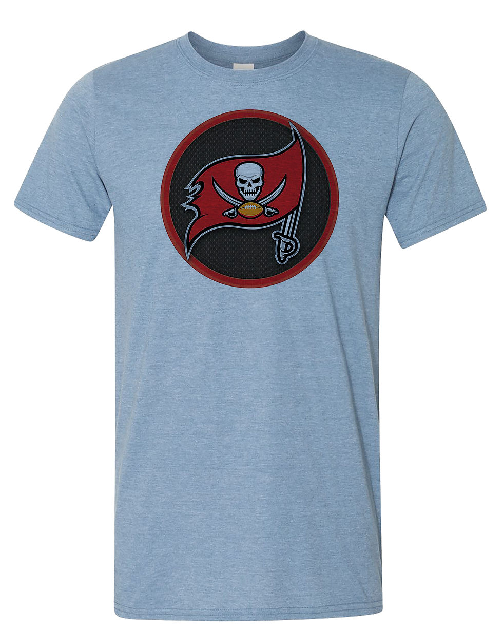 Thumbnail: 210207.4 Buccaneers Metal Circle - T shirt