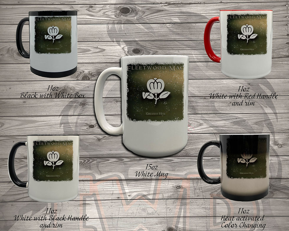 Thumbnail: 20907.1 Fleetwood - Greatest Hits - 5 Styles of Mugs