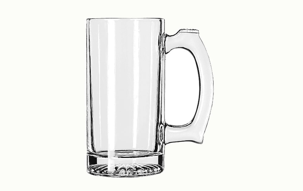 Thumbnail: 5 Hand Painted Caricatures on Glass Mugs