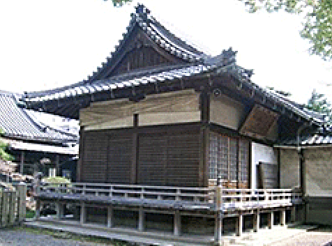 感田神社の神楽殿