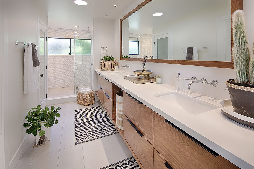 Quartz Countertops, Custom Cabinetry