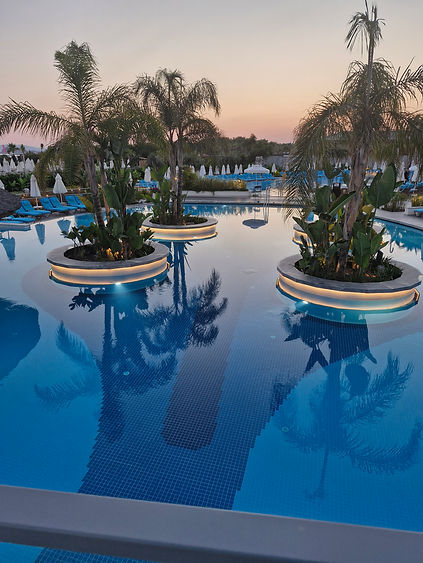 A curated resort pool reflecting the Weedon & Co. standard for hospitality and relaxation.