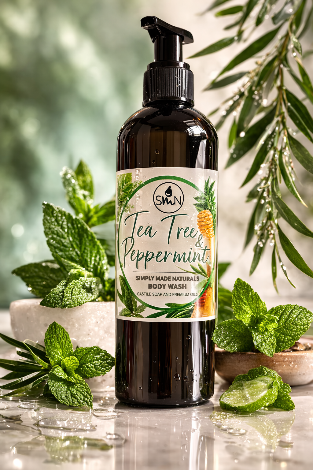 Tea Tree & Peppermint Body wash