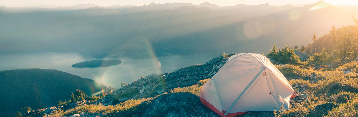 Camping in Mountains