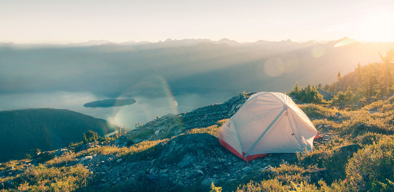 Camping in Mountains