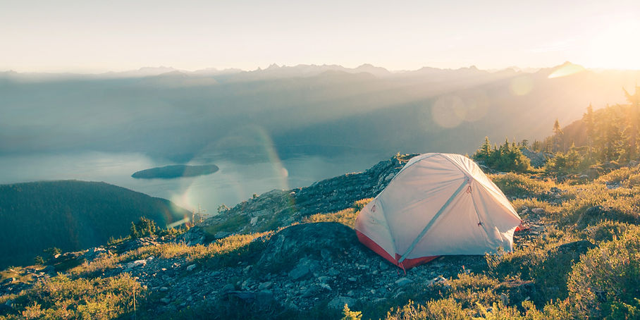 Camping in Mountains