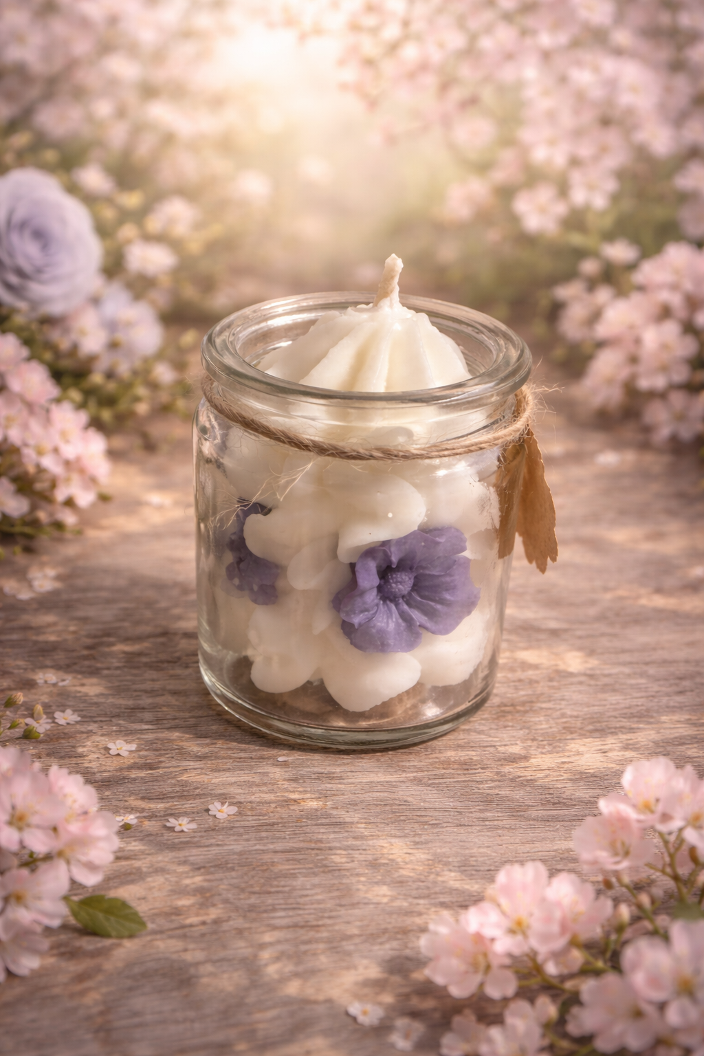 Petite bougie fondante 