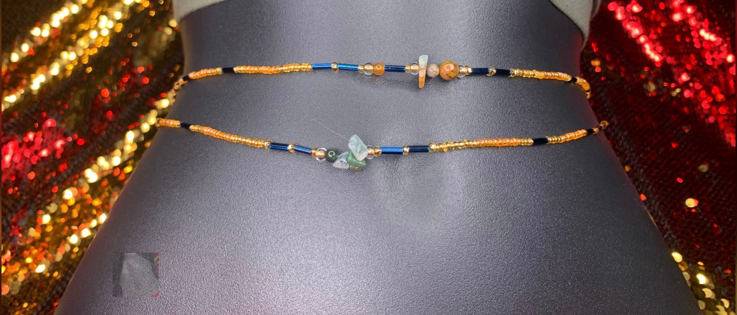 India Agate  Healing Waistbeads Set