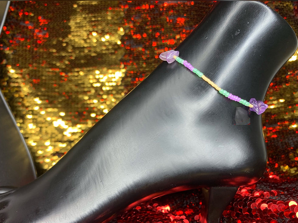 Amethyst Healing Anklet