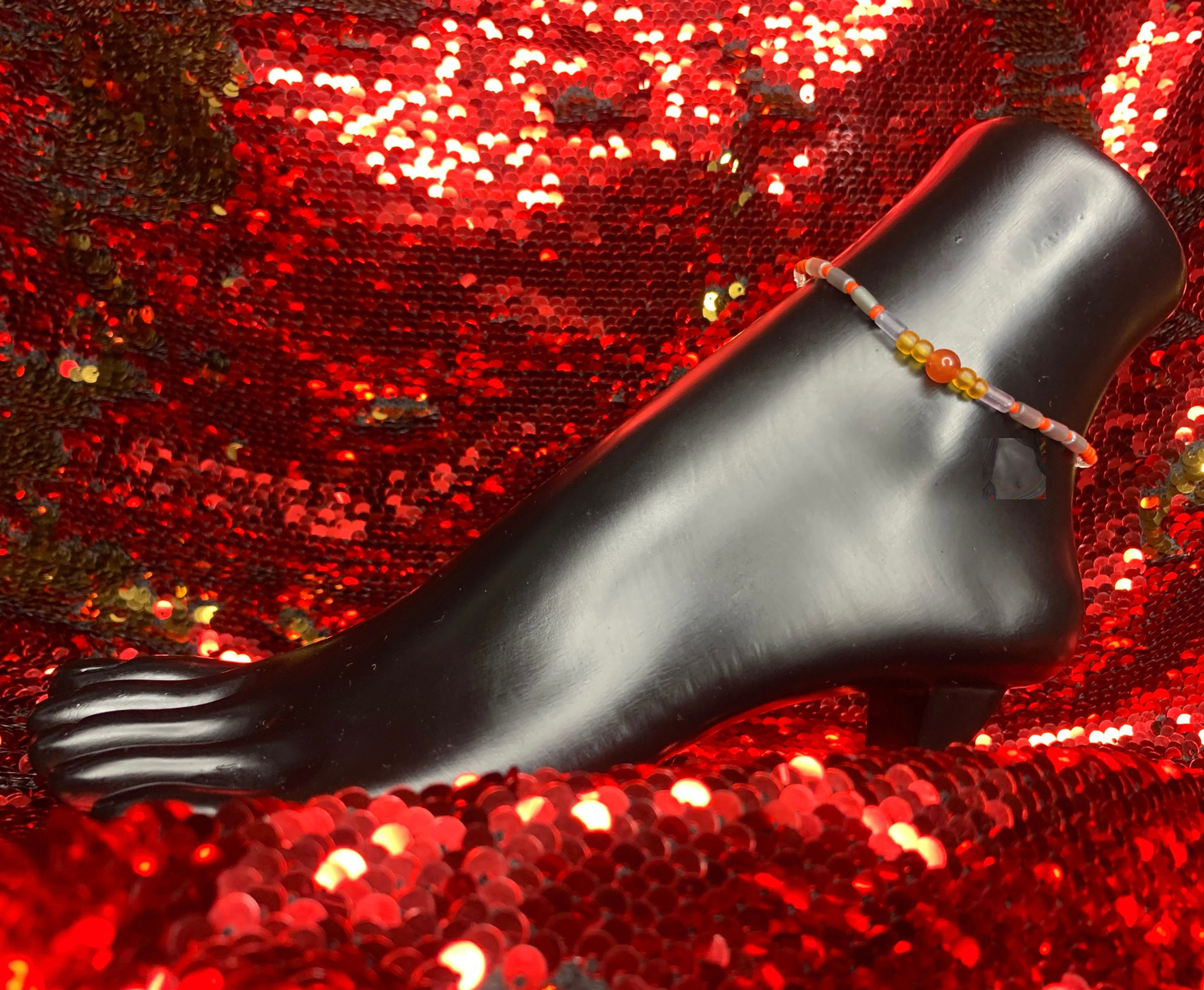 Carnelian Healing Anklet