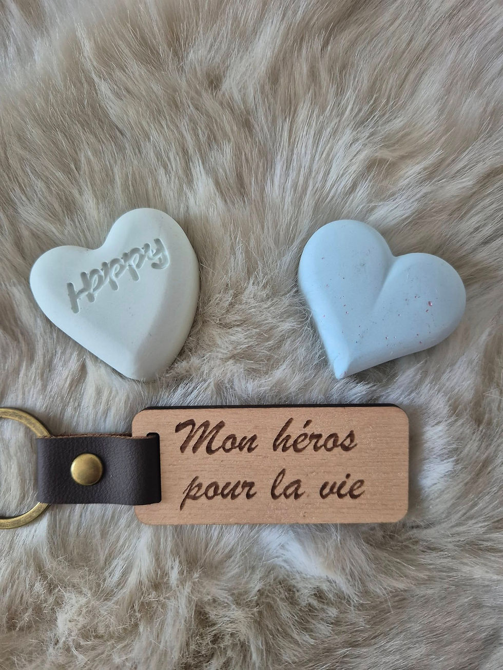 Miniature : Porte-clés en Bois Gravé – Spécial Fête des Pères