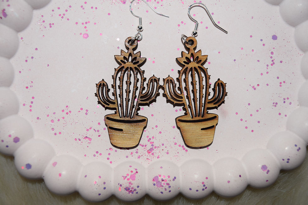 Miniature : Boucles d’oreilles élégantes en bambou