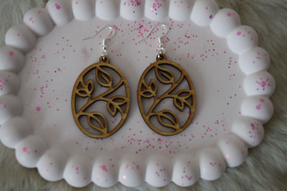 Miniature : Boucles d’oreilles élégantes en bambou