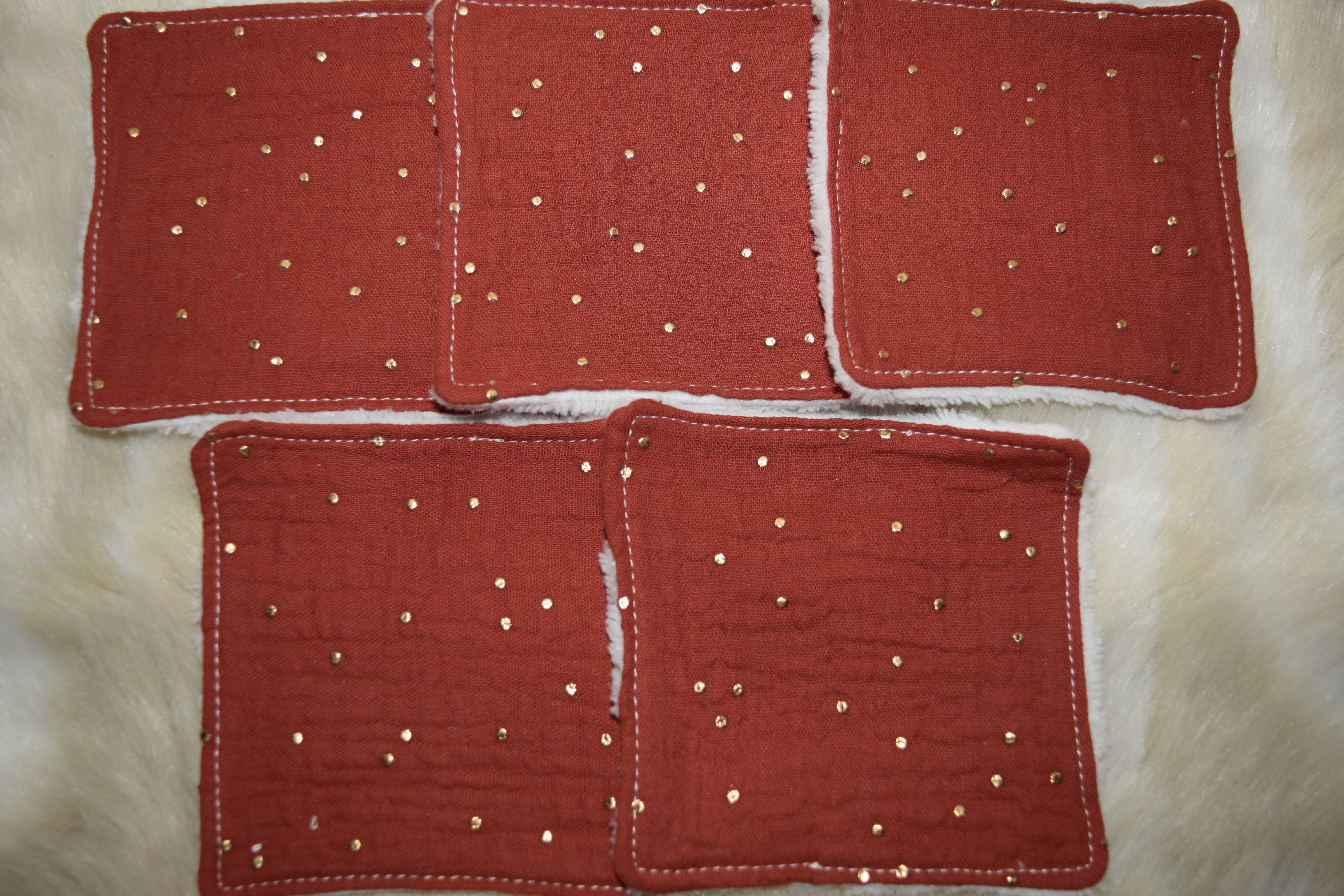 Lingettes en double gaze