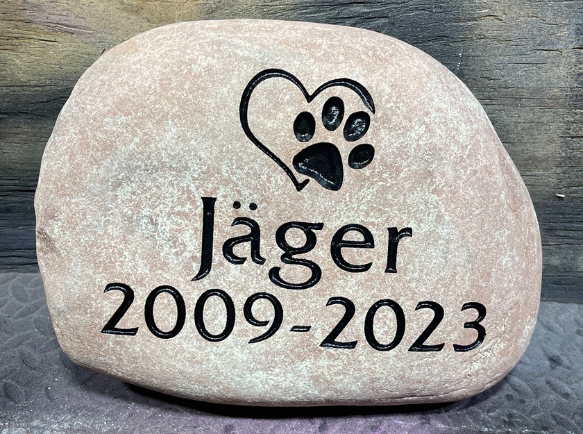 Thumbnail: Pet Memorial River Stone