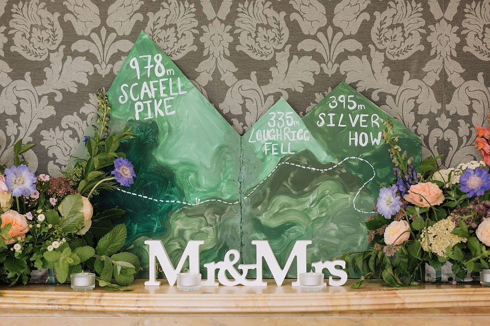 Natural wedding venue flowers designed by In The Meadow, floral designer and wedding florist in the