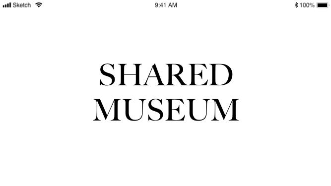 Rocio Fatas UX/UI Designer - Shared Museum Prototype