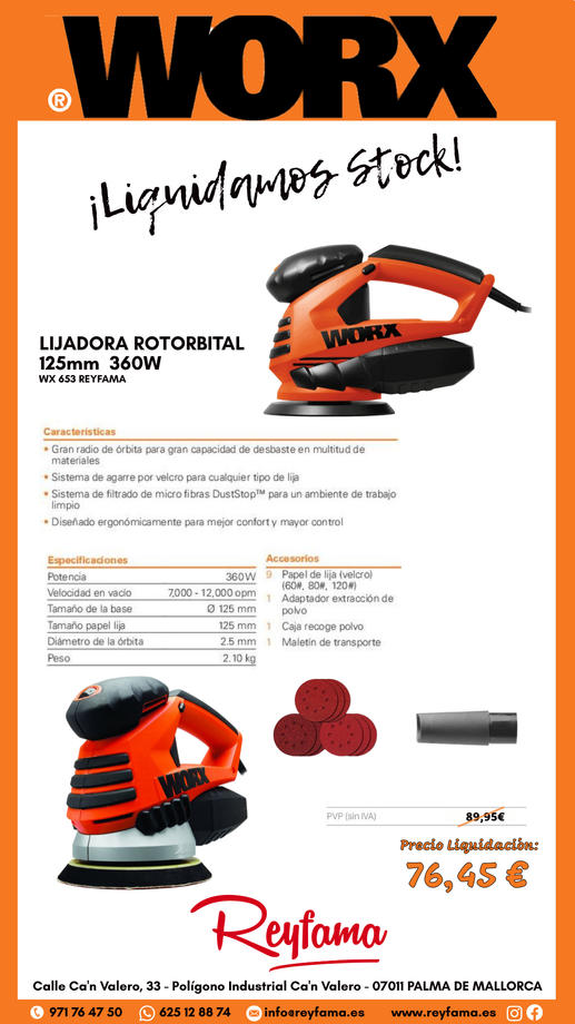LIJADORA ROTORBITAL 125mm-WX653-WORX-REYFAMA-13