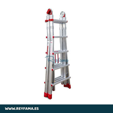 Escalera Telescópica Teles 8+8 peldaños Faraone