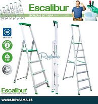 Escalera Doméstica Aluminio DOM Escálibur