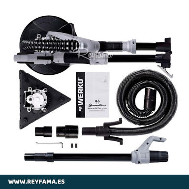 Lijadora circular-triangular 600W pared-techos WK400080 Werku