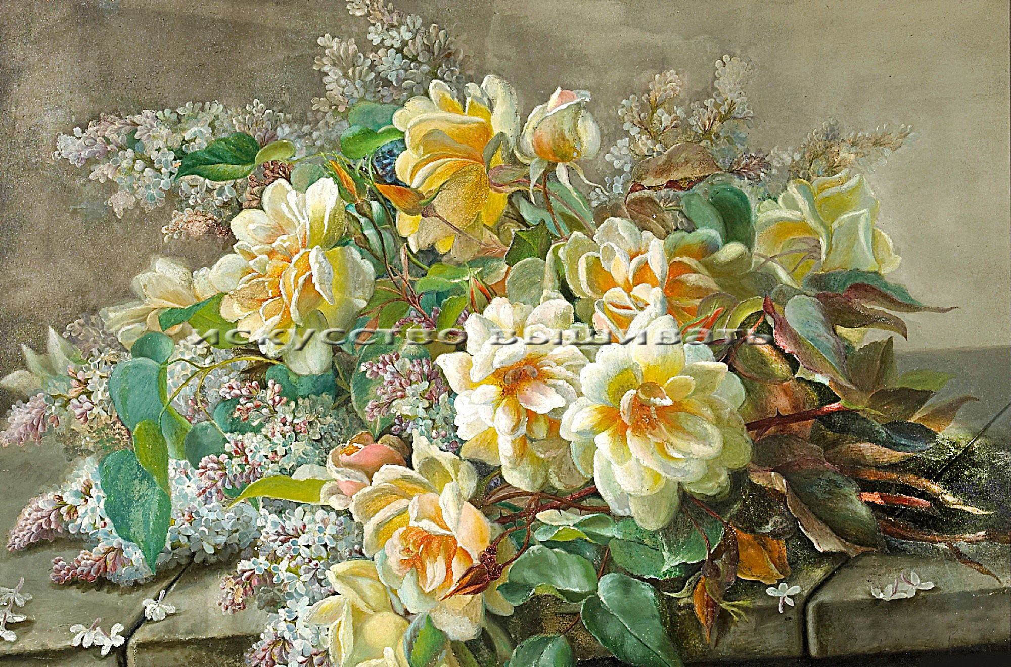 "Цветы" по мотивам картины Рауля де Лонгпре