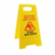 Letrero De Señalización Plegable “PISO MOJADO”