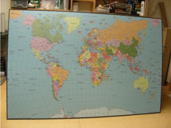 S Large world map poster