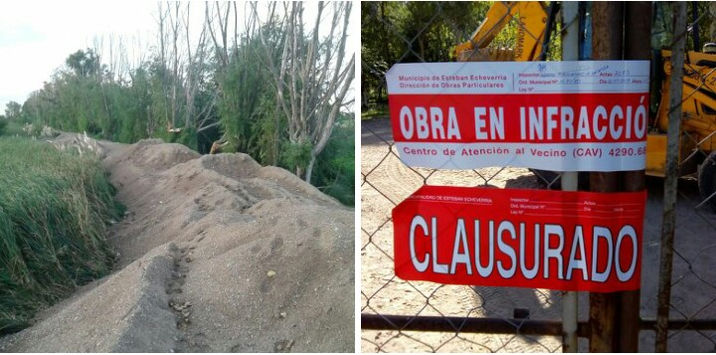 Luego de la masiva movilización en defensa de la Laguna de Rocha, clausuraron los rellenos.