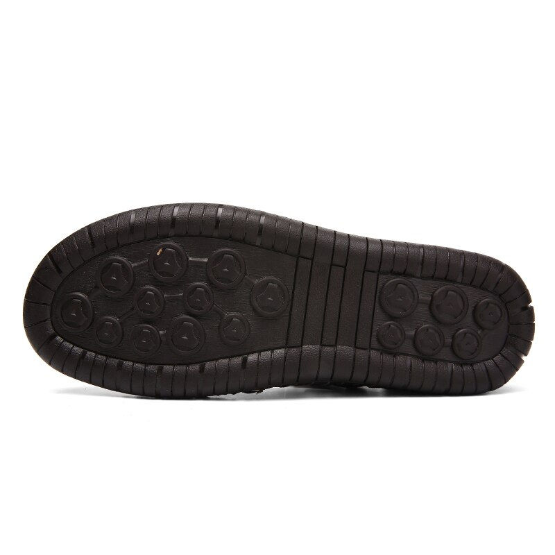 الصورة المصغرة: Summer Sandals Men Leather Classic Roman Sandals