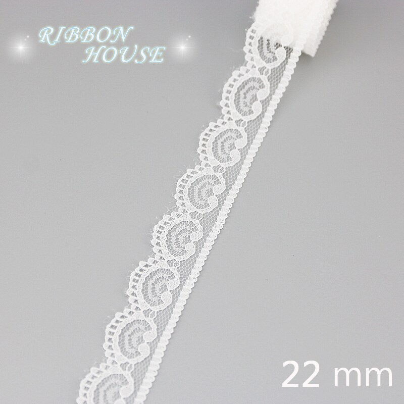 الصورة المصغرة: (5 Yards/Roll) White Lace Fabric Webbing Decoration Packing Material Roll