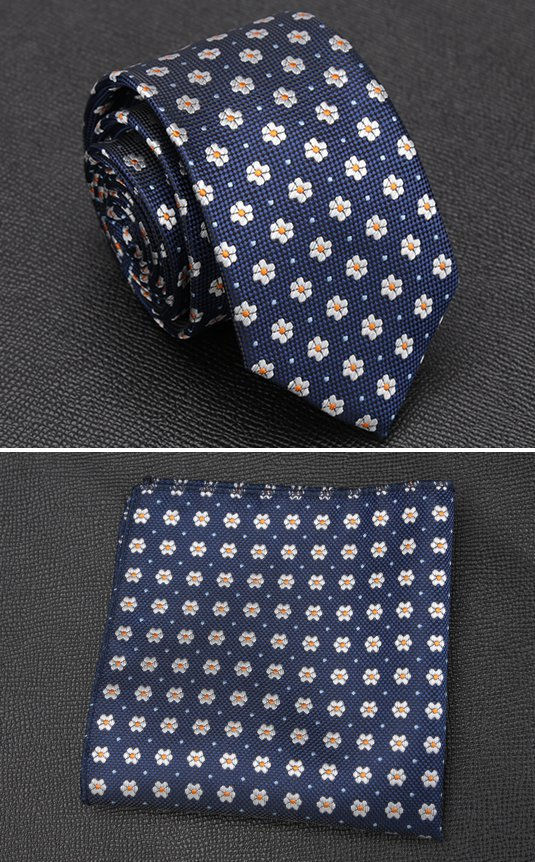 الصورة المصغرة: XGVOKH Men Tie Cravat Set Fashion Wedding Ties