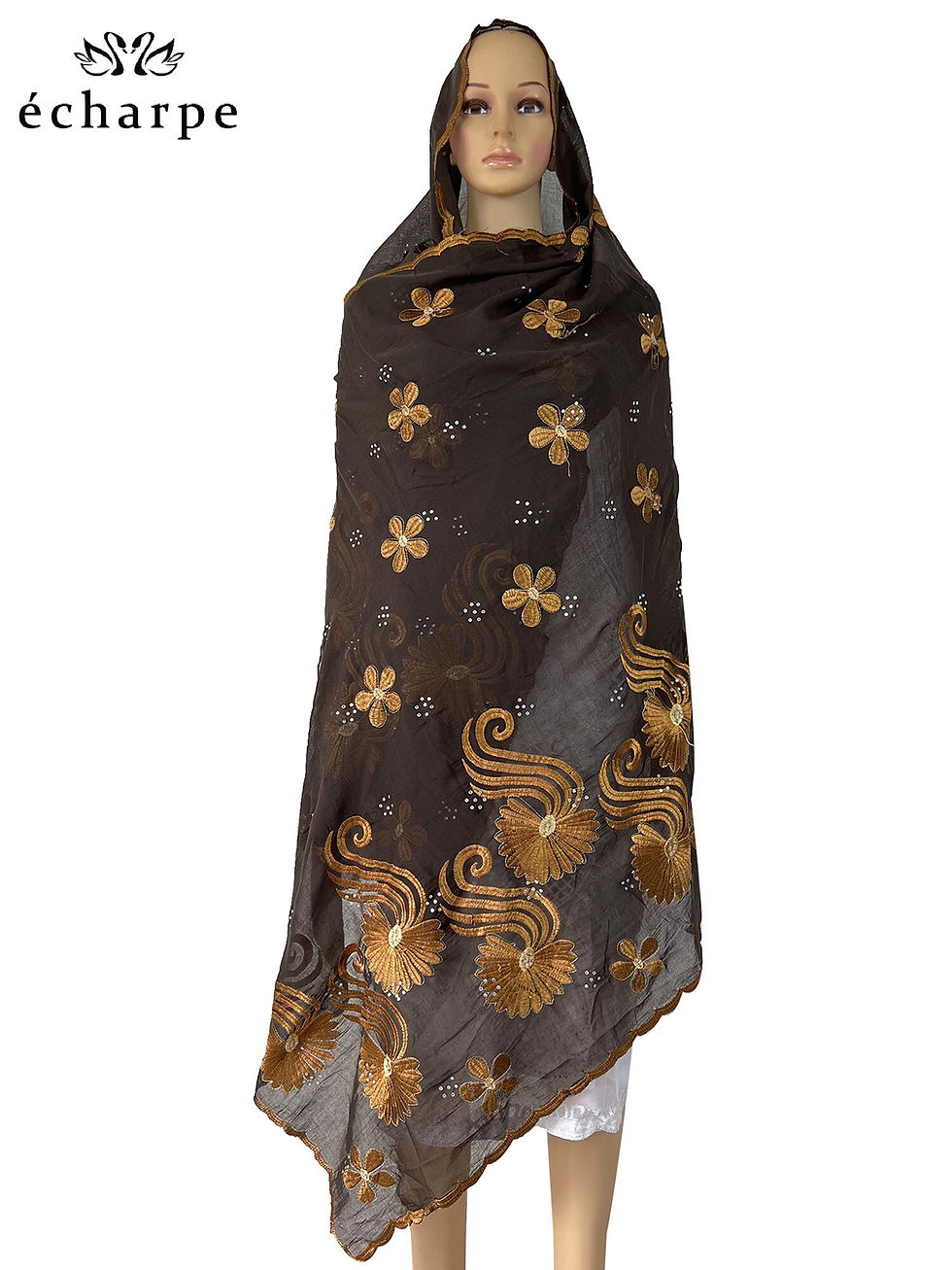 الصورة المصغرة: Scarf for Muslim Women African 100% Cotton