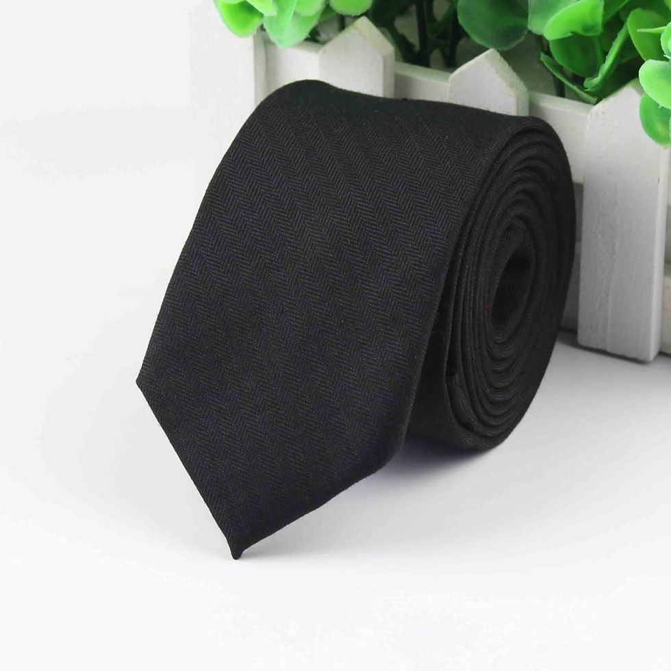 الصورة المصغرة: Fashion Men's Colourful Tie Cotton Formal Ties Necktie Narrow Slim Skinny