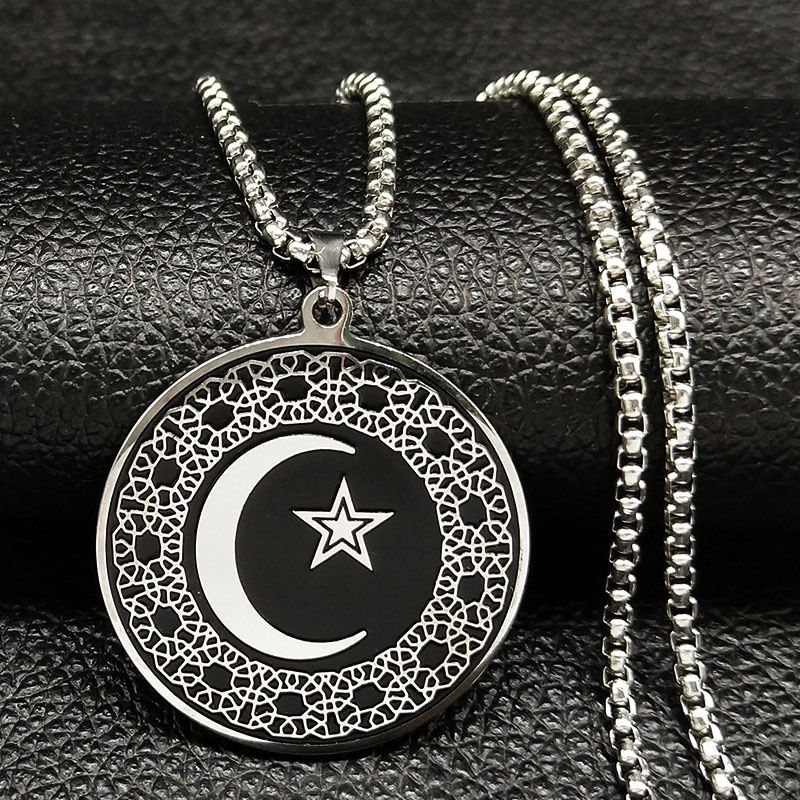 Thumbnail: Arabic Sword Stainless Steel Necklaces Chain for Men