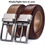 الصورة المصغرة: 1Pcs Men's Leather Reversible Belt - Classic & Fashion Designs