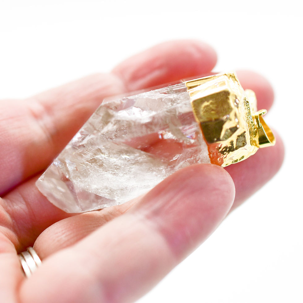 Thumbnail: Large Single Crystal Point Pendant