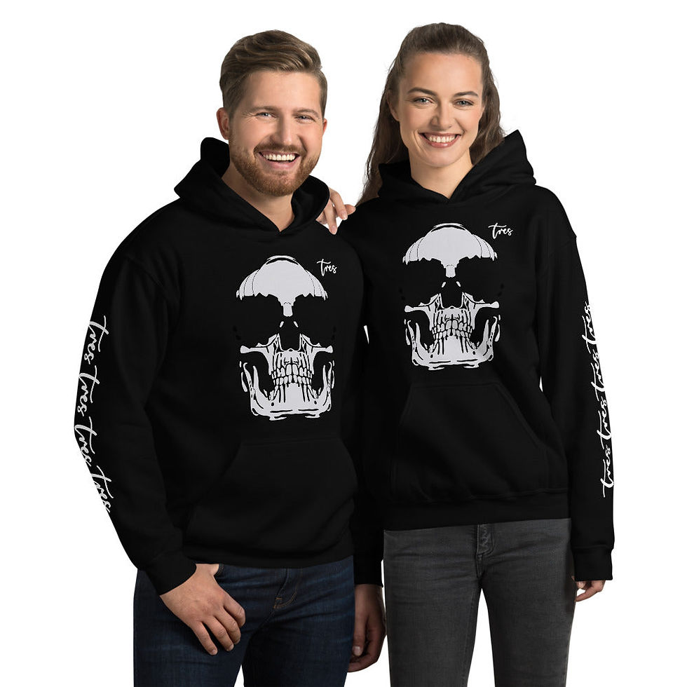 الصورة المصغرة: Totenkopf Tres - Unisex Hoodie