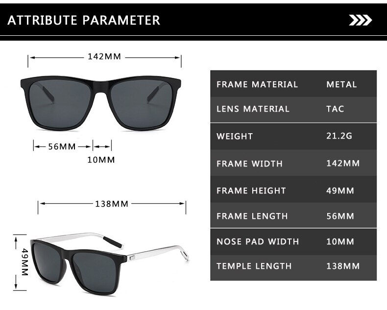 الصورة المصغرة: ZXWLYXGX Brand Unisex Retro Aluminum+TR90 Women Sunglasses  Men Polarized Lens