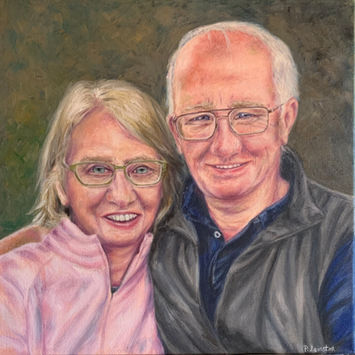 Child portrait, portrait painting, Irish art, Irish Portrait Artist, realism, parents.