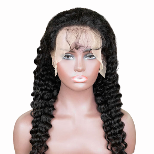 Thumbnail: Pre-Plucked Natural Black 13x4 HD Frontal Lace Wig
