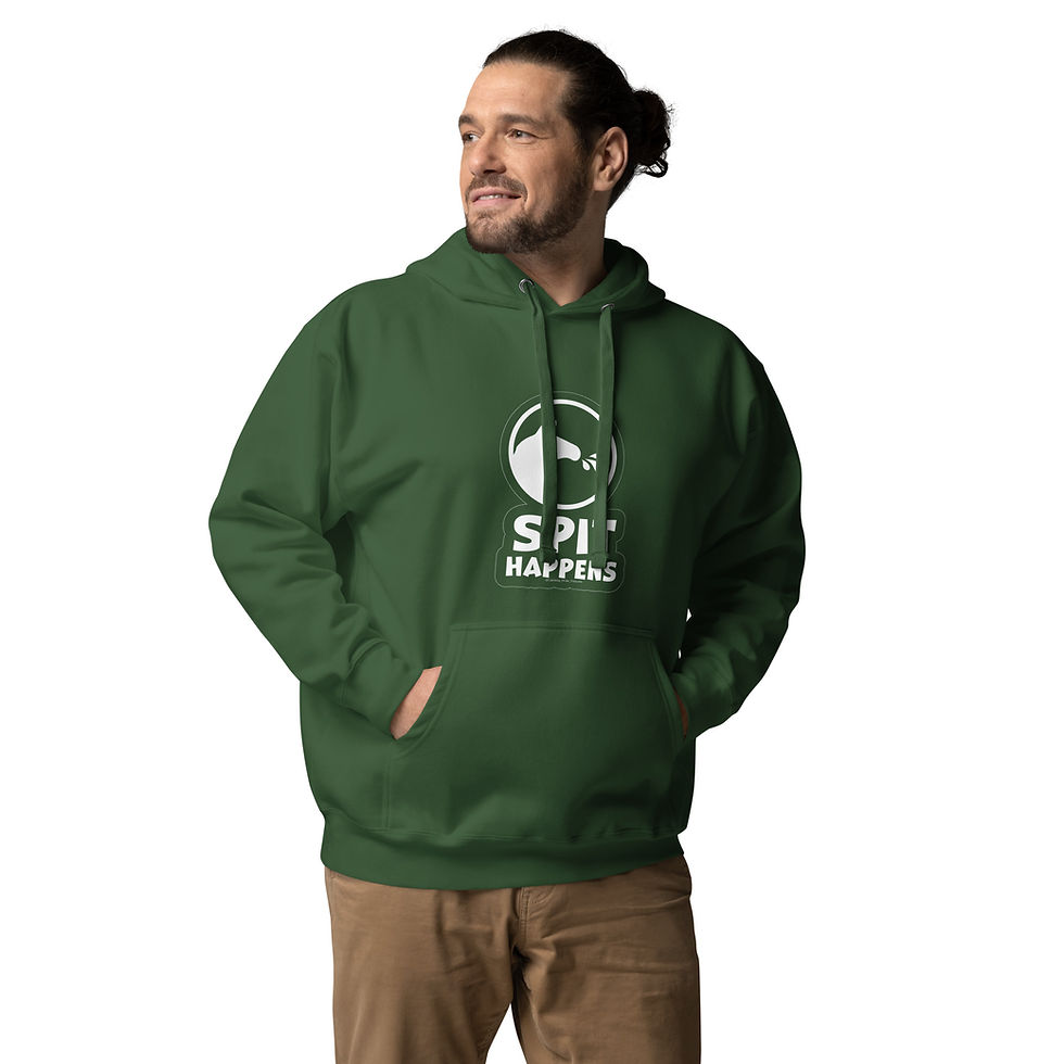 Miniatura: Spit Happens Unisex Hoodie