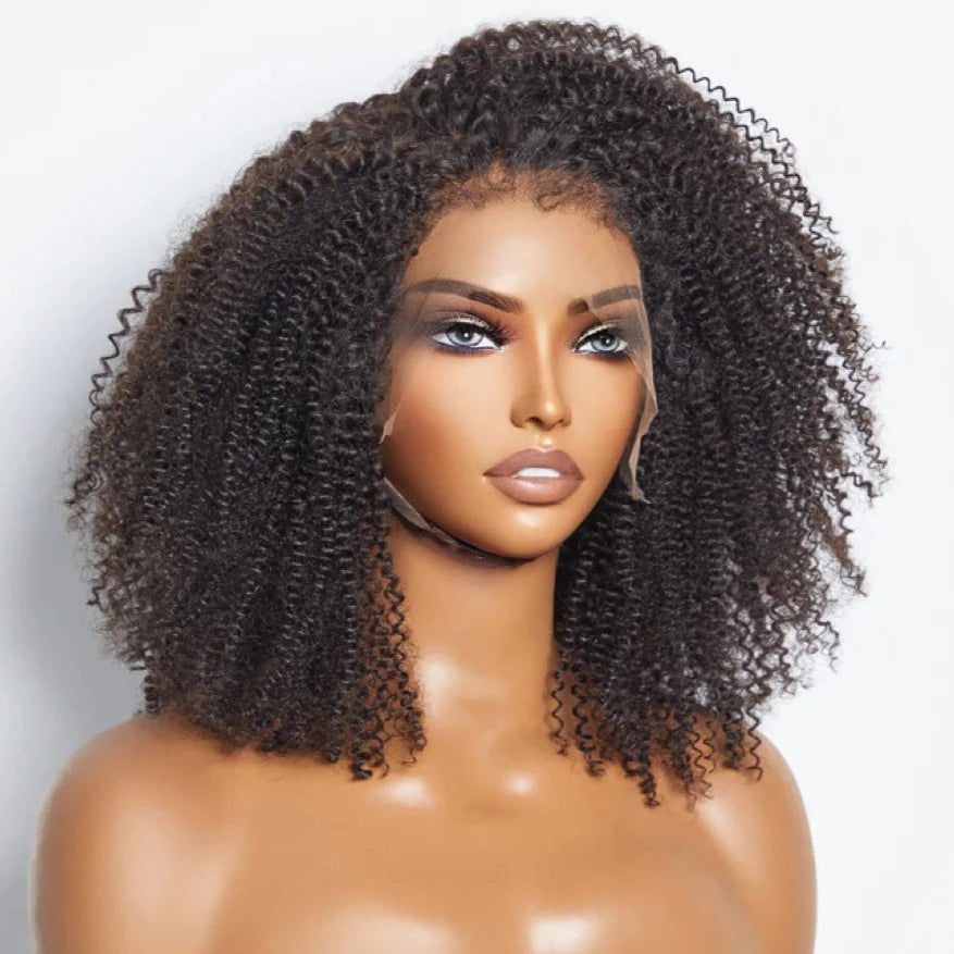 Thumbnail: Afro Kinky Curly Lace Frontal Wig