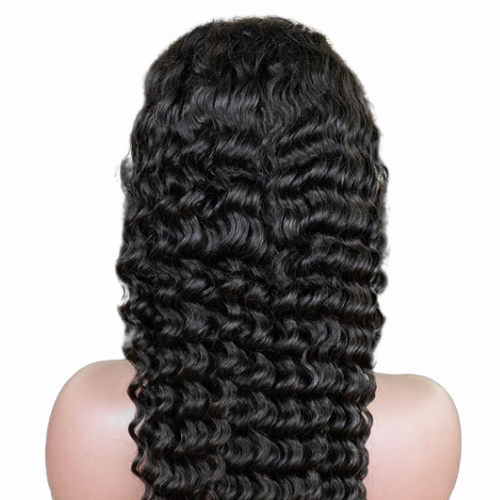 Thumbnail: Pre-Plucked Natural Black 13x4 HD Frontal Lace Wig