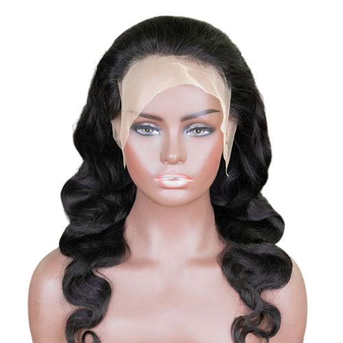 Thumbnail: Pre-Plucked Natural Black 13x4 HD Frontal Lace Wig