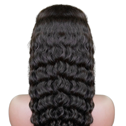 Thumbnail: Pre-Plucked Natural Black 13x4 HD Frontal Lace Wig