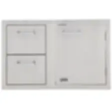 Lion 33-Inch Access Door & Double Drawer Combo