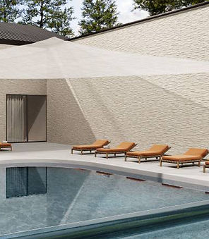 Urban Ledgestone African Beige Tiled Walls