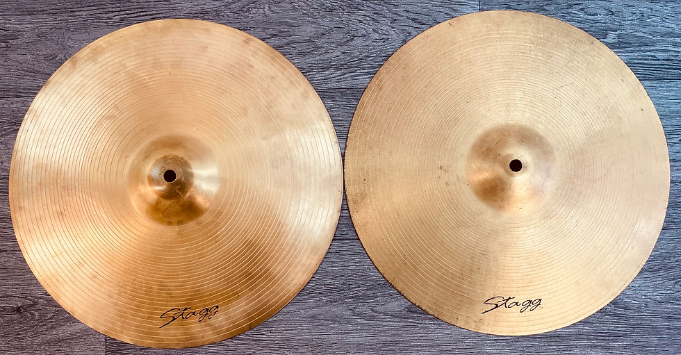 Thumbnail: Stagg 14” Brass Cymbals. 