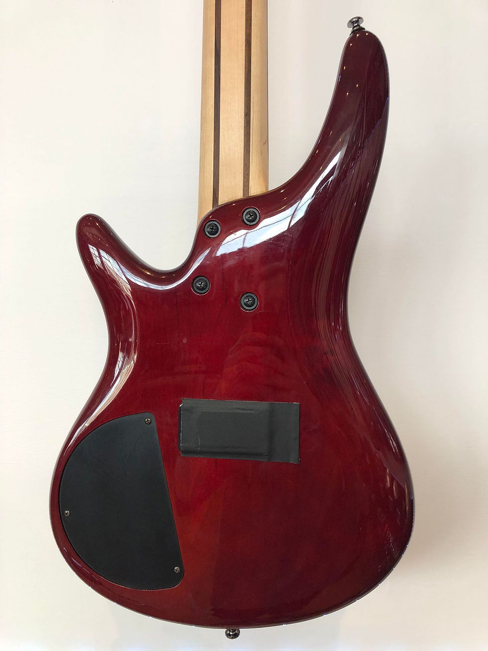 Thumbnail: Ibanez SR375 5 String Burgundy Wine Flat